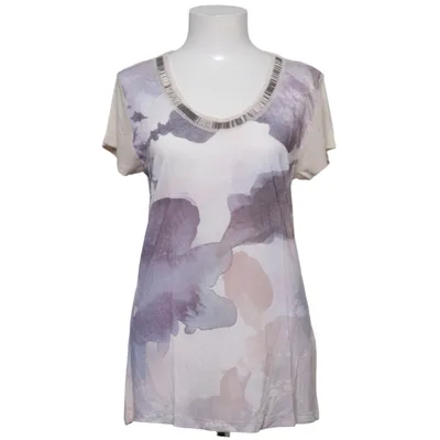T-shirt (Mahado) from Cream Cotton, Linen, Nylon, Viscose