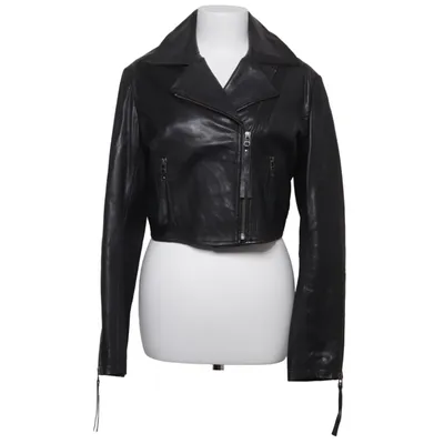 Biker jacket (Black) from Isla Ibiza Bonita Leather, Polyester