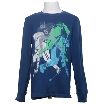 Lange mouwen shirt (Blauw, Meerkleurig) van Gap Fit Katoen, Polyester