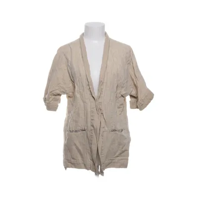 Cardigan (Beige) from Mango Premium Cotton, Linen, Metallic fiber, Polyamide, Polyester, Viscose