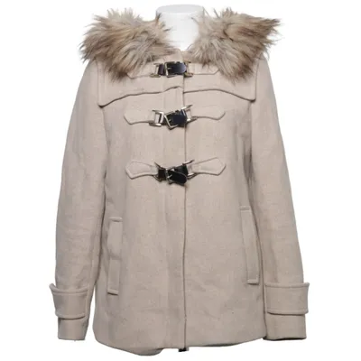 Dufflecoat (Beige) fra Zara Woman Elastan, Polyester