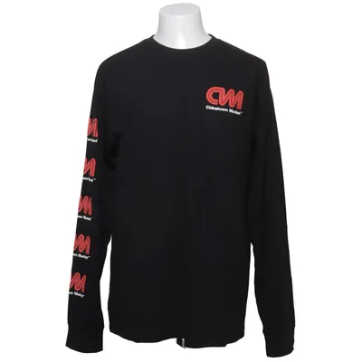 Lange mouwen shirt (Zwart) van Chinatown market Katoen