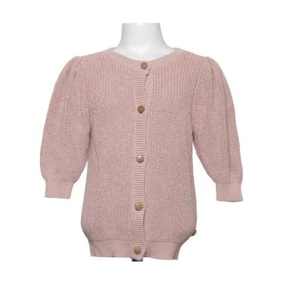 Cardigan (Gwen Knit Cardigan) from POMPdeLUx Cotton, Metallic fiber, Polyester