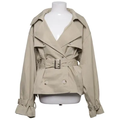 Trench coat (Beige) from Boohoo Cotton, Elastane, Polyester