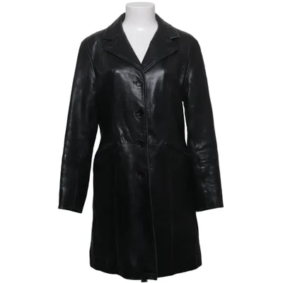 Läderkappa (Svart) från Garment Skinn, Polyester