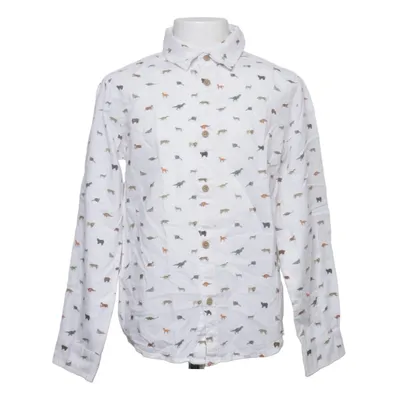 Shirt (White, Multicolored) from Kelzuki x H&M Cotton