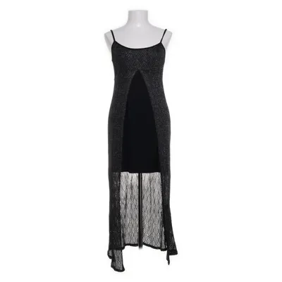 Dress (Gray, Black) from New Look Elastane, Metallic fiber, Polyester, Viscose