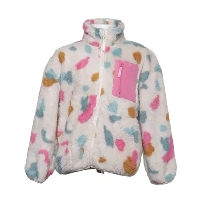 Veste polaire (Beige, Multicolore) de Amy & Lucy Polyester