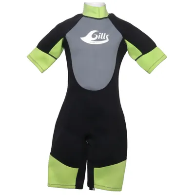 Wetsuit (Black, Green) from Gills Watersports