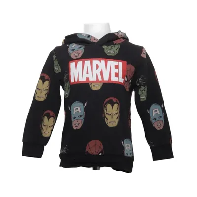 Hoodie (Black, Multicolored) from H&M x Marvel Cotton, Elastane, Polyester