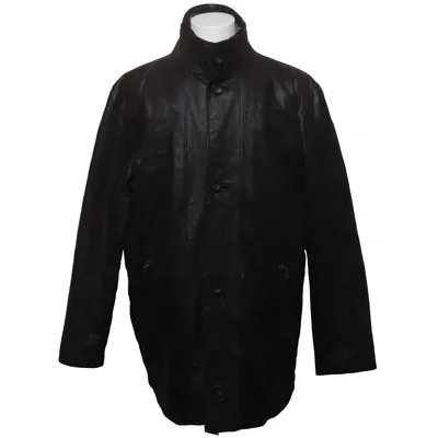 Läderrock (Brun) från Saki Skinn, Polyester, Viskos