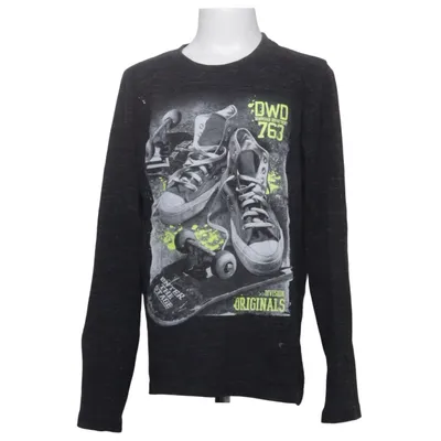 Långärmad t-shirt (Grå) från DWD Bomull, Polyester
