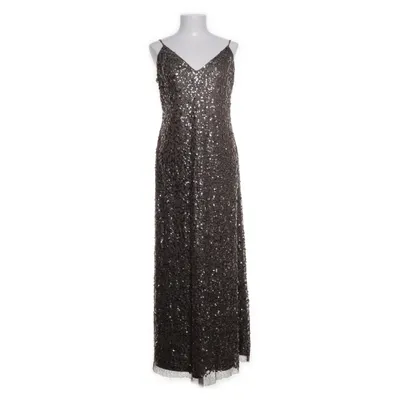 Cocktail dress (Brown, Silver) from Mango Polyamide, Polyester, Viscose