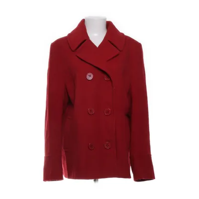 Pea coat (Red) from Cappuccini Polyester, Wool