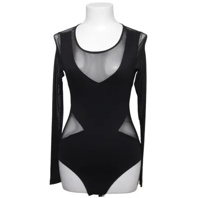 Body (Black) from Silence + Noise Cotton, Elastane, Polyamide, Polyester