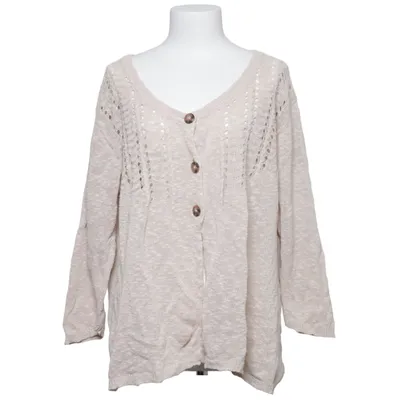 Cardigan (Beige) de Rosebud Coton, Lin