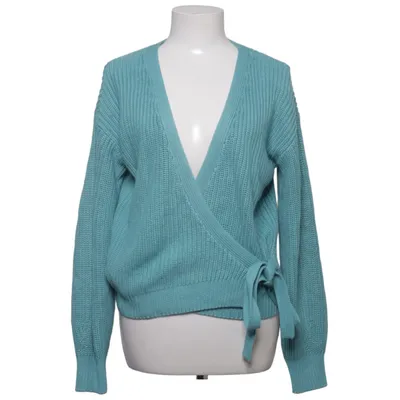 Wrap cardigan (Blue) from Linea Tesini Cotton, Viscose