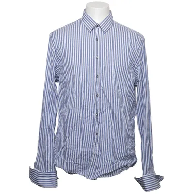 Skjorta (Blå, Vit) från Bläck Bomull