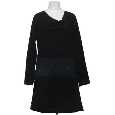 Dress (Black, Blue) from Vishes Cotton