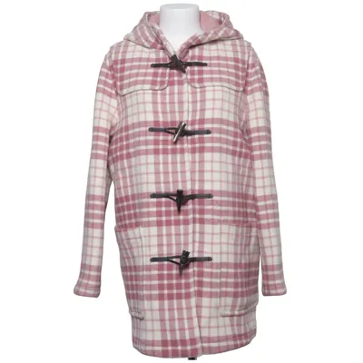 Duffle jas (Roze, Wit) van Gloverall Polyamide, Wol