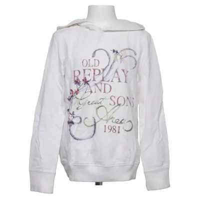 Hoodie (White) from Replay & Sons Cotton, Elastane