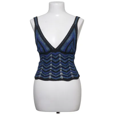 Tank Top (Black, Blue) from Mango Polyester