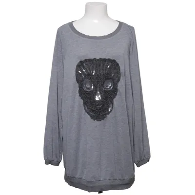 Sweatshirt (Gray, Black) from Denim Identity by Zizzi