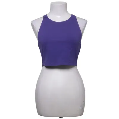 Crop top (Lilla) fra TNA Bomuld, Elastan