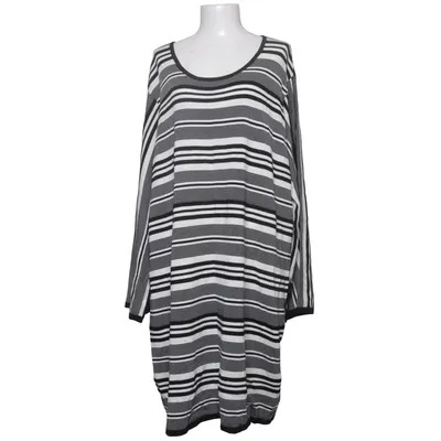 Dress (Black, White, Gray) from Samoon Polyamide, Viscose