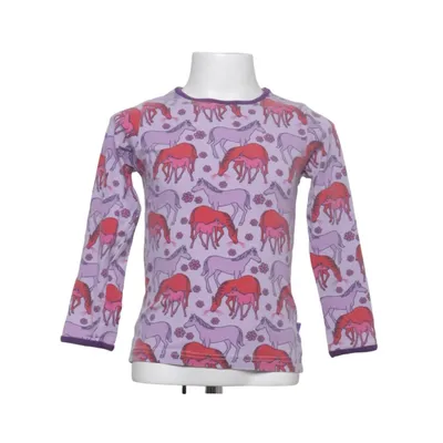 Long sleeve T-shirt (Purple, Red) from Småfolk Cotton, Elastane, Modal