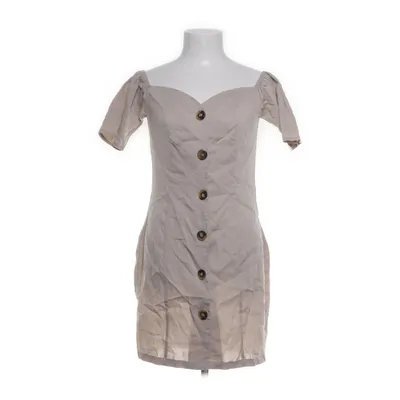 Shirt dress (Beige) from Boohoo Linen, Viscose