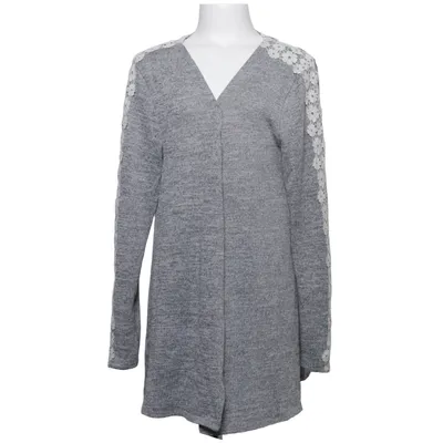 Kofta (Grå, Vit) från KappAhl Elastan, Polyester, Viskos