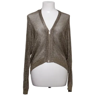 Cardigan (Brown) from Zara Metallic fiber, Viscose