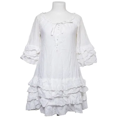 Dress (White) from By Ti Mo Cotton