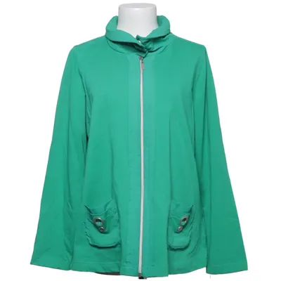 Cardigan (Grøn) fra Gina Laura Collection Bomuld, Elastan