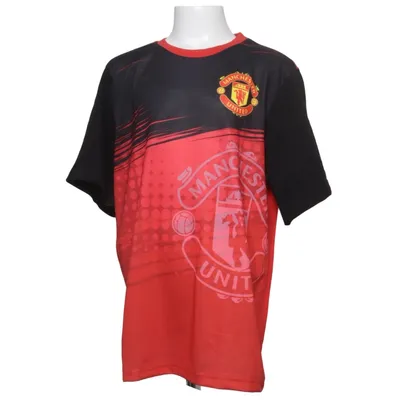 Football jersey (Red, Black, Multicolored) from Manchester United Cotton, Polyester