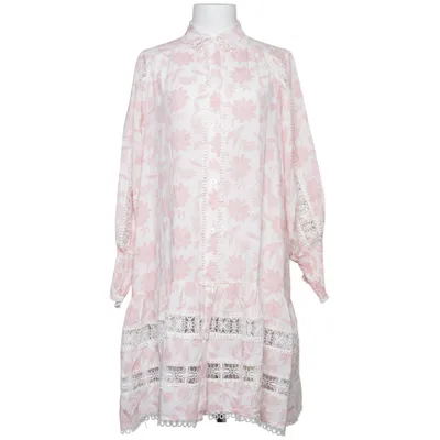 Robe (Rose, Blanc) de Miss June Polyester, Viscose