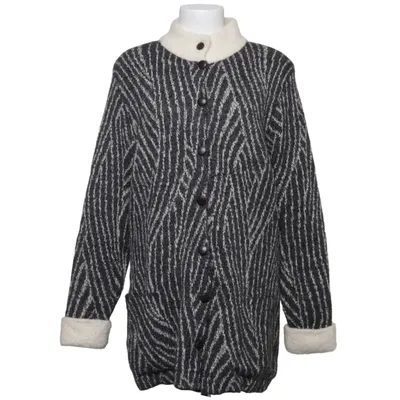Veste (Gris, Blanc) de The Earth Collection Laine d'alpaga