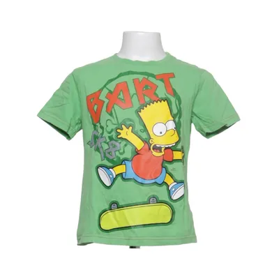T-shirt (Grön, Flerfärgad) från The Simpsons Bomull, Elastan