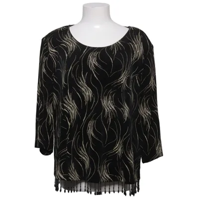 Top (Black, Gold) from Hermann Lange Acetate, Elastane