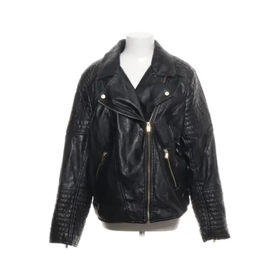 Bikerjacka (Svart) från Divided by H&M Akryl, Polyester, Polyuretan