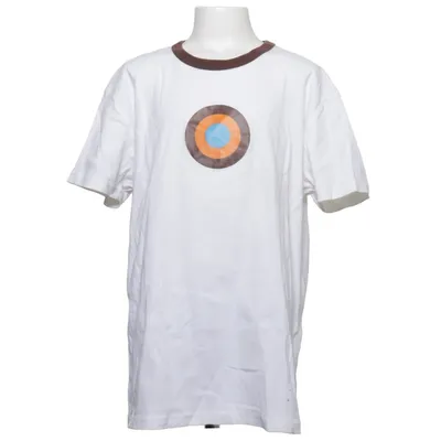 T-shirt (White, Brown, Orange) from Mei Cotton