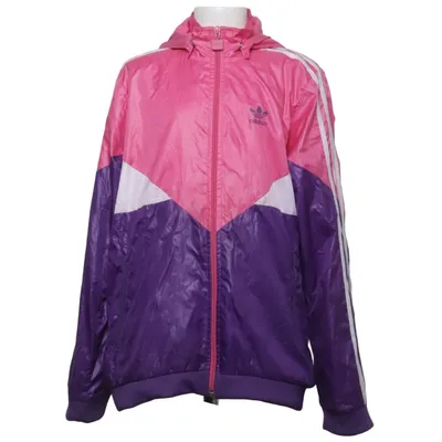 Träningsjacka (Rosa, Lila, Vit) från Adidas Bomull, Polyester
