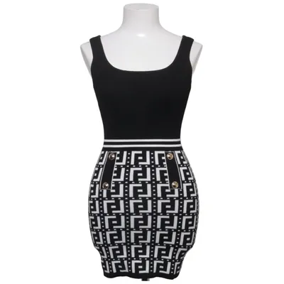 Dress (Black, White) from GiorGia