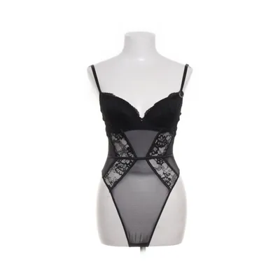 Lingerie body (Black) from Ann Summers Cotton, Elastane, Polyamide, Polyester, Polyurethane