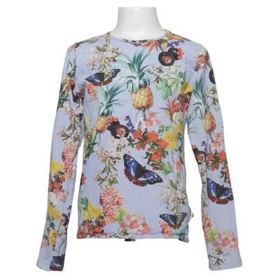 Långärmad t-shirt (Blå, Flerfärgad) från Molo Elastan, Ekologisk bomull