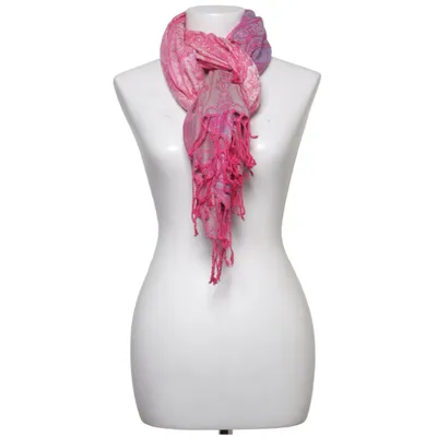 Schal (Pink, Lila, Blau) von Pashmina Kaschmir