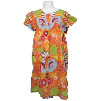Dress (Orange, Green, Multicolored) from Manoush Cotton