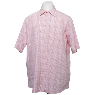Chemise à manches courtes (Rose, Blanc) de Kingfield Coton, Polyester