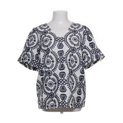Top (Wit, Blauw) van Culture Katoen